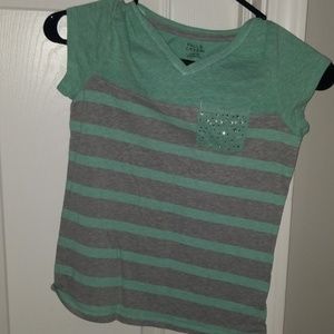 Striped girls t-shirt